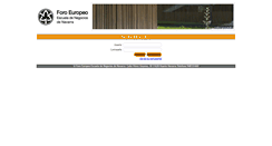 Desktop Screenshot of gestion.foroeuropeo.com