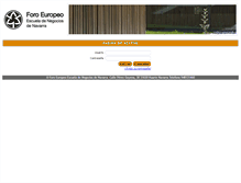 Tablet Screenshot of gestion.foroeuropeo.com